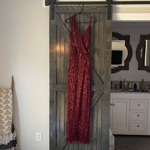 Formal Red Sequin Gown